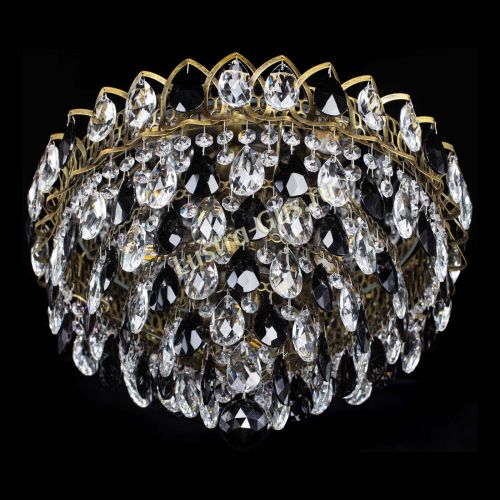 Люстра Грация №1 под бронзу черная в Кирове Гусь Хрустальный