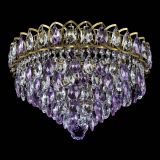 Люстра Грация №1 под бронзу фиолетовая в Кирове