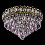 Люстра Грация №1 под бронзу розовая в Кирове