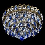 Люстра Грация №1 под бронзу синяя в Кирове