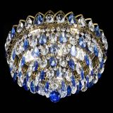 Люстра Грация №1 под бронзу синяя в Кирове