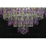 Люстра Ромашка Хризантема фиолетовая большой карашдаш в Кирове