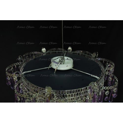 Люстра Ромашка Хризантема фиолетовая большой карашдаш в Кирове Гусь Хрустальный