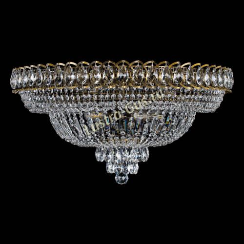 Люстра Хрустальный Каскад №1 700 мм под бронзу в Кирове Гусь Хрустальный