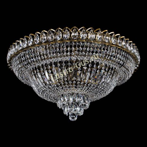 Люстра Хрустальный Каскад №1 700 мм под бронзу в Кирове Гусь Хрустальный