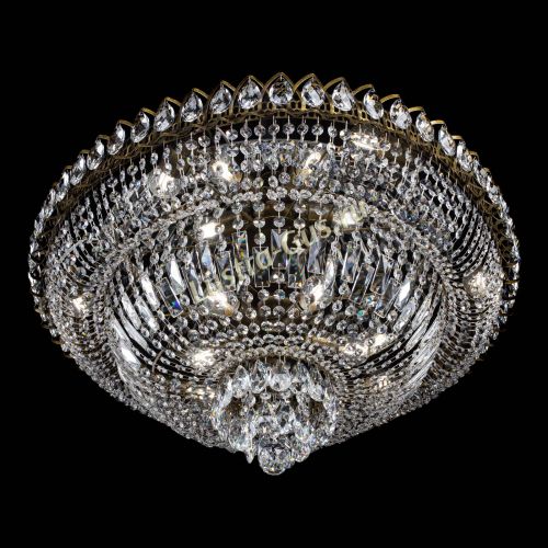 Люстра Хрустальный Каскад №1 700 мм под бронзу в Кирове Гусь Хрустальный