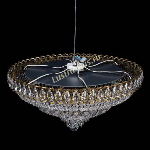 Люстра Хрустальный Каскад №1 700 мм под бронзу в Кирове Гусь Хрустальный