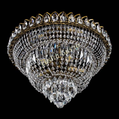 Люстра Хрустальный Каскад №1 под бронзу в Кирове Гусь Хрустальный