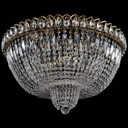 Люстра Хрустальный Каскад №2 журавлик под бронзу в Кирове Гусь Хрустальный