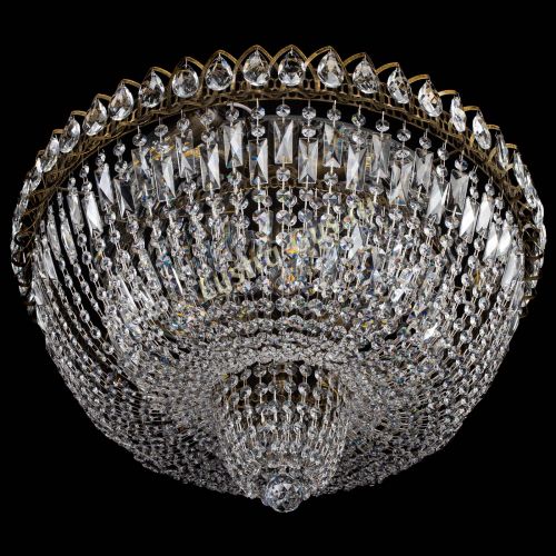 Люстра Хрустальный Каскад №2 журавлик под бронзу в Кирове Гусь Хрустальный