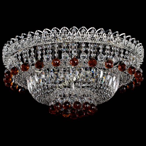 Люстра Хрустальный каскад №3 Шар чайная в Кирове Гусь Хрустальный