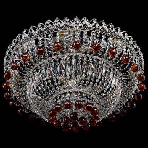 Люстра Хрустальный каскад №3 Шар чайная в Кирове Гусь Хрустальный