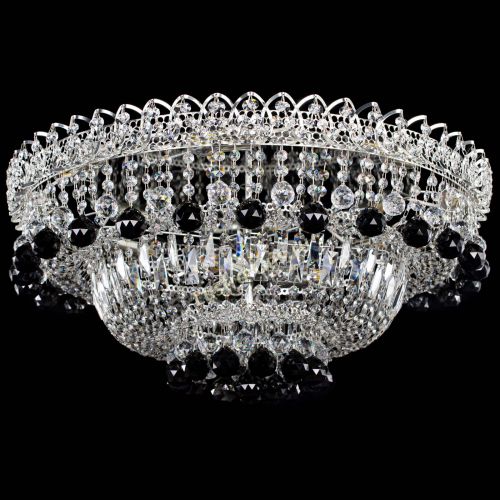 Люстра Хрустальный каскад №3 Шар черная в Кирове Гусь Хрустальный