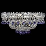 Люстра Хрустальный каскад №3 Шар фиолетовая в Кирове