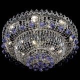 Люстра Хрустальный каскад №3 Шар фиолетовая в Кирове
