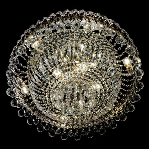 Люстра Хрустальный каскад №3 Шар 700 мм в Кирове Гусь Хрустальный