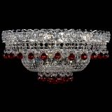 Люстра Хрустальный каскад №3 Шар красная в Кирове