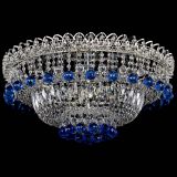 Люстра Хрустальный каскад №3 Шар синяя в Кирове