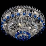 Люстра Хрустальный каскад №3 Шар синяя в Кирове