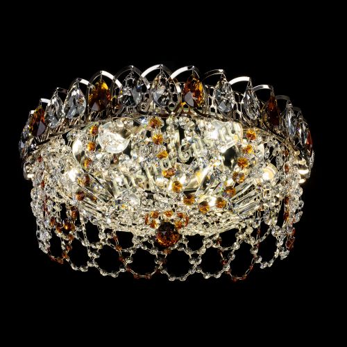 Люстра Хрустальный Каскад Ажур чайный в Кирове Гусь Хрустальный