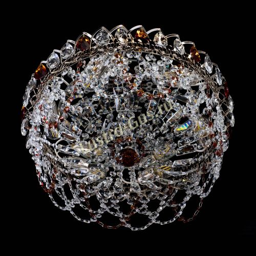 Люстра Хрустальный Каскад Ажур чайный в Кирове Гусь Хрустальный