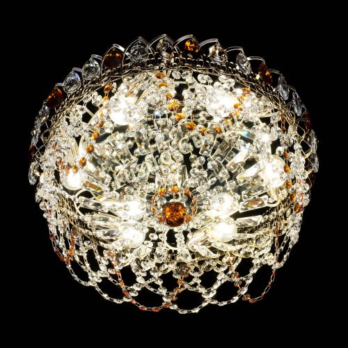 Люстра Хрустальный Каскад Ажур чайный в Кирове Гусь Хрустальный