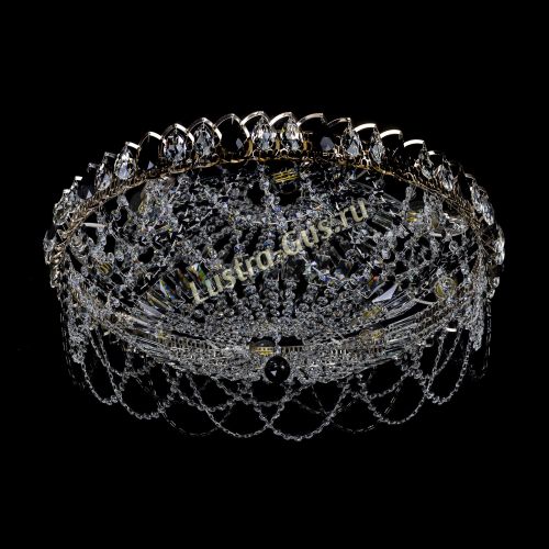 Люстра Каскад Ажур 700 мм черный в Кирове Гусь Хрустальный