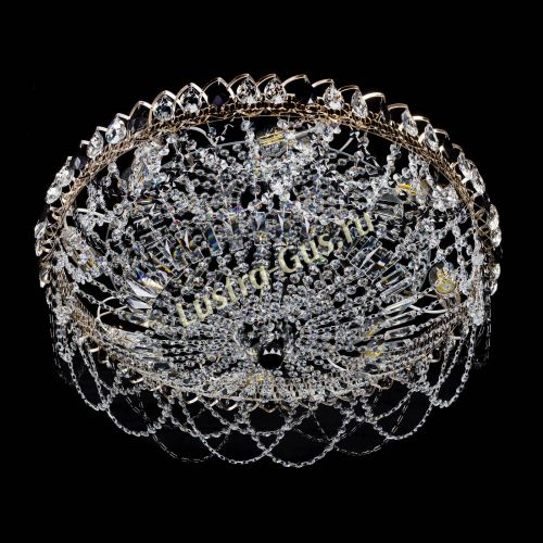 Люстра Каскад Ажур 700 мм черный в Кирове Гусь Хрустальный