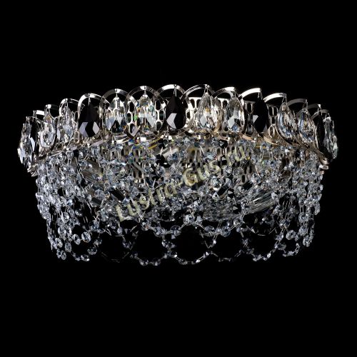 Люстра Хрустальный Каскад Ажур черный в Кирове Гусь Хрустальный