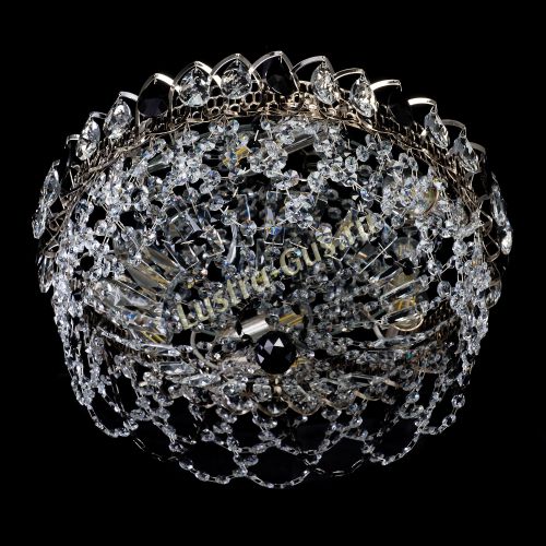 Люстра Хрустальный Каскад Ажур черный в Кирове Гусь Хрустальный