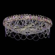 Люстра Каскад Ажур 700 мм фиолетовый