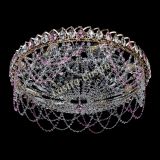 Люстра Каскад Ажур 700 мм розовый в Кирове