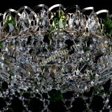 Люстра Хрустальный Каскад Ажур зеленый в Кирове