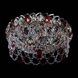 Люстра Хрустальный Каскад Ажур красный в Кирове