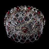 Люстра Хрустальный Каскад Ажур красный в Кирове