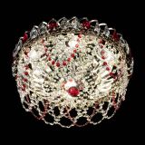 Люстра Хрустальный Каскад Ажур красный в Кирове