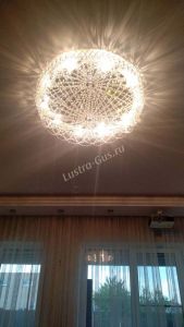 Люстра Хрустальный Каскад Ажур в Кирове отзыв и фото покупателя