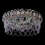 Люстра Хрустальный Каскад Ажур розовый в Кирове