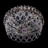 Люстра Хрустальный Каскад Ажур розовый в Кирове