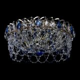 Люстра Хрустальный Каскад Ажур синий в Кирове