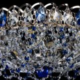 Люстра Хрустальный Каскад Ажур синий в Кирове