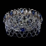 Люстра Хрустальный Каскад Ажур синий в Кирове