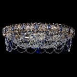 Люстра Каскад Ажур 700 мм синий в Кирове