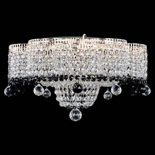 Люстра Камелия №4 черная в Кирове Гусь Хрустальный