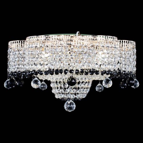 Люстра Камелия №4 черная в Кирове Гусь Хрустальный