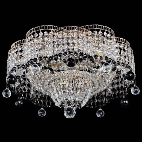 Люстра Камелия №4 черная в Кирове Гусь Хрустальный