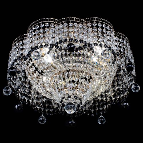 Люстра Камелия №4 черная в Кирове Гусь Хрустальный