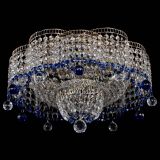 Люстра Камелия №4 синяя в Кирове