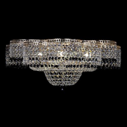 Люстра Камелия №1 черная в Кирове Гусь Хрустальный