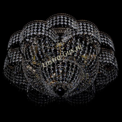 Люстра Камелия №1 черная в Кирове Гусь Хрустальный